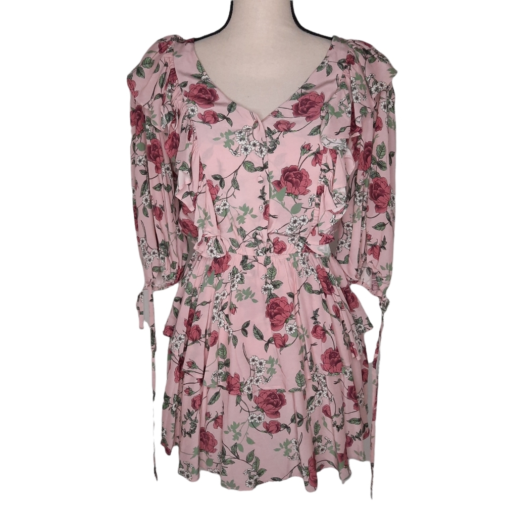 NWT Yumi Kim Women's Floral Dress Fortune Teller Blush Hailey Dress Small